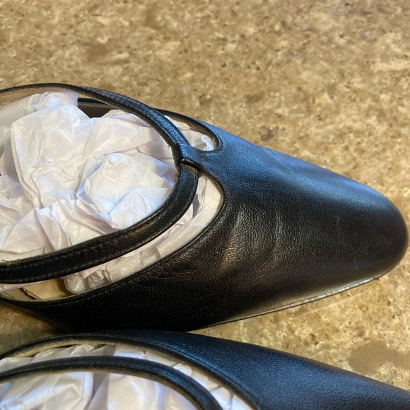 Aigner Black Leather Mules - Picture 7 of 13